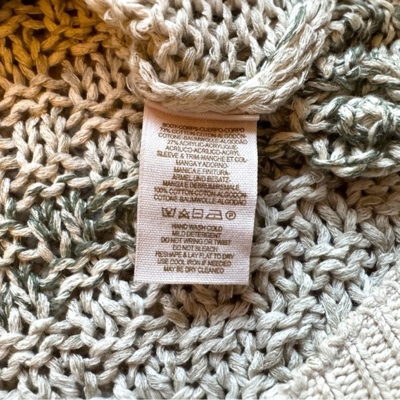 FREE PEOPLE Slubby Striped Pullover Sweater – Sea Mist – Size S - Picture 11 of 16